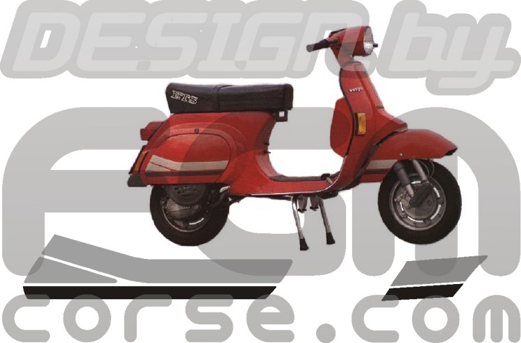 kit adesivi piaggio vespa p125 ets